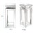 Wood Mirrored Pedestal Table - small For Sale - Image 7 of 8