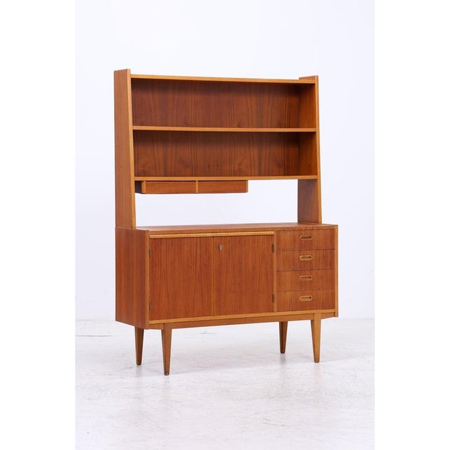 Mid-Century Teak Bookcase with Drawers For Sale - Image 3 of 17