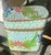 Mid 20th Century Vintage Chinese Turquoise Cloisonné Floral Covered Box For Sale - Image 5 of 7