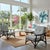 Wood Pair John Wisner for Ficks Reed Far Horizons Light Blue Rattan Lounge Chairs For Sale - Image 7 of 16