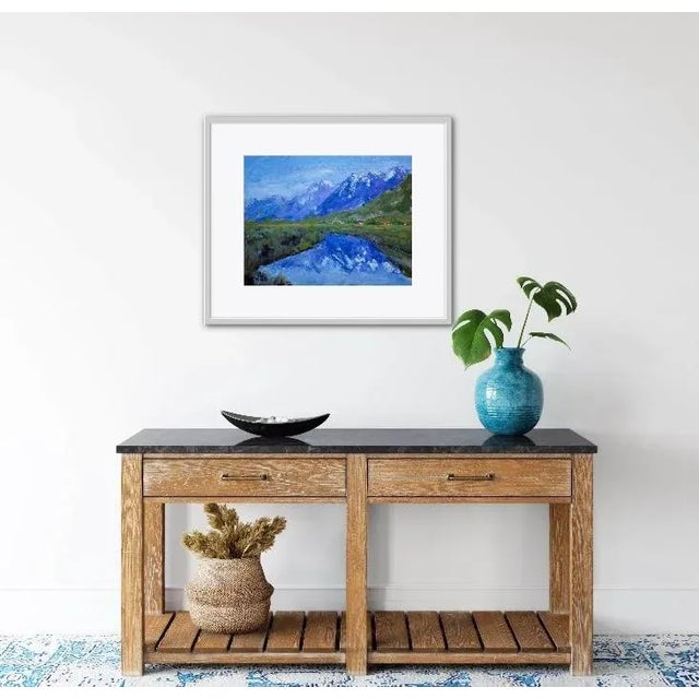 Contemporary Winterscape, Nevada Landscape Oil Painting For Sale - Image 3 of 8