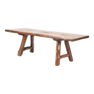 A Large Rustic Modern French Farm Table Circa 1940.