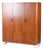 Bauhaus Wardrobe in Oak and Chrome-Plated Steel, Czechia, 1930s For Sale