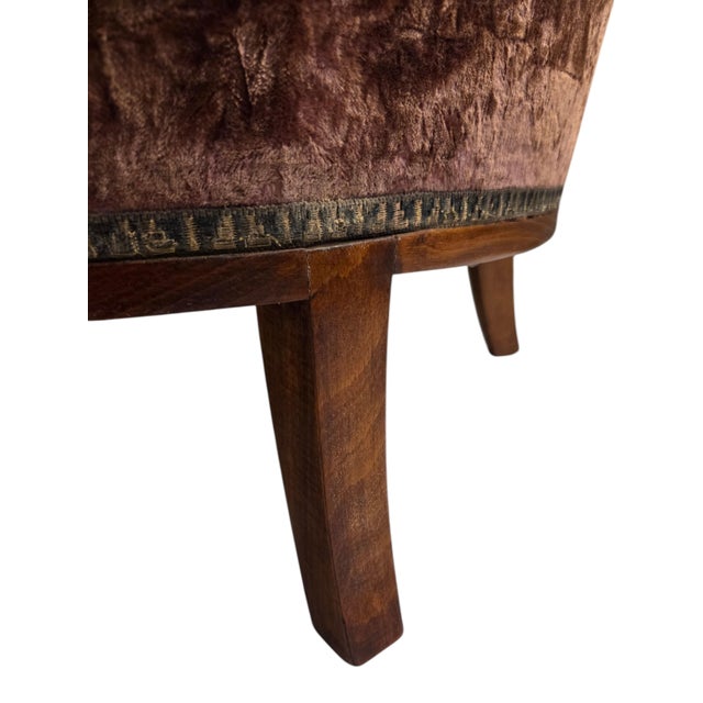 Pair of French Art Deco Armchairs Attributed to Maison Dominique France, Circa 1928–1932 For Sale - Image 16 of 18