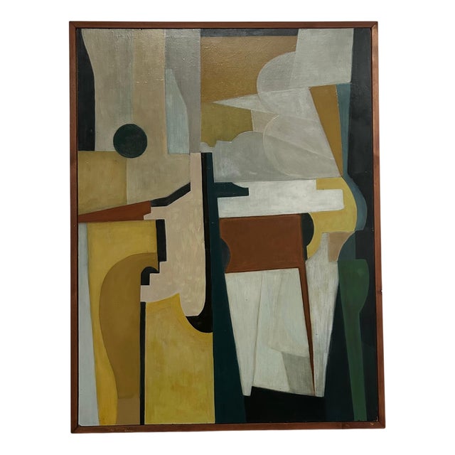 Ej Rudolph, Unititled Abstract Composition, 2024, Oil on Wood For Sale