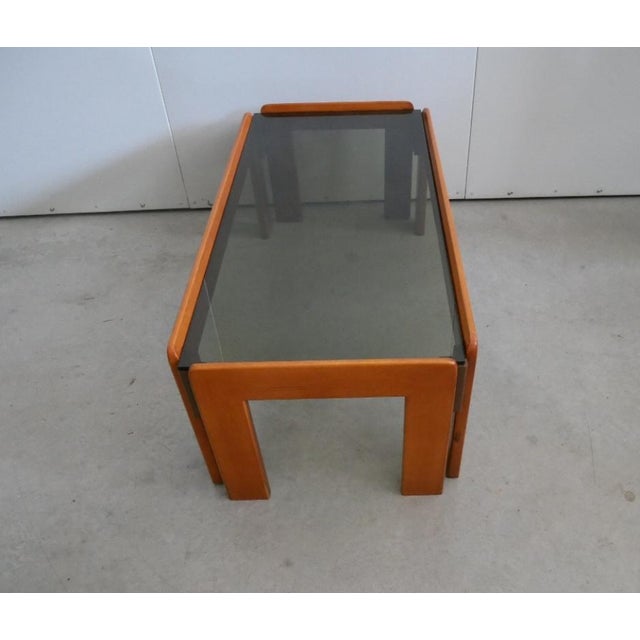 1970s Vintage Italian Coffee Table by Afra & Tobia Scarpa for Cassina, 1960s For Sale - Image 5 of 15