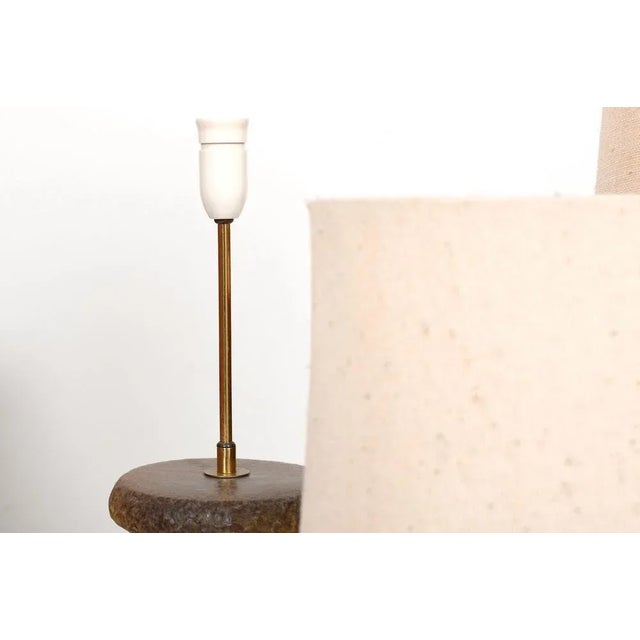 Danish Ceramic Floor or Table Lamps, 1960s, Set of 2 For Sale - Image 6 of 7
