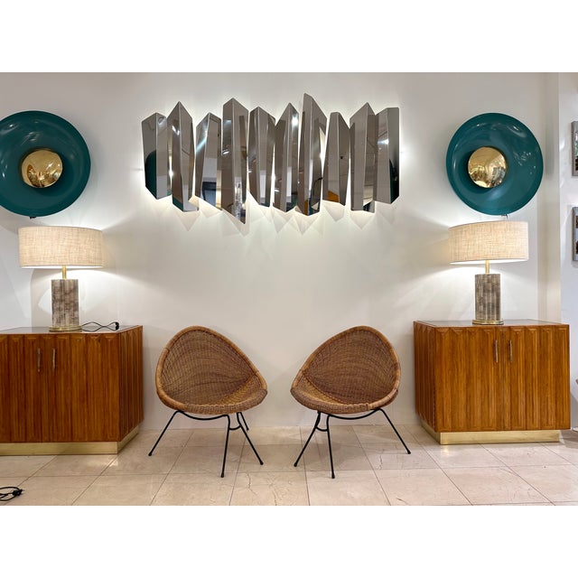 Large Wall Lamp Sconce Metal Sculpture by Mario Torregiani, Italy, 1990s For Sale - Image 11 of 12