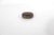 Tan Vintage Leather and Brass Pill Box For Sale - Image 8 of 10