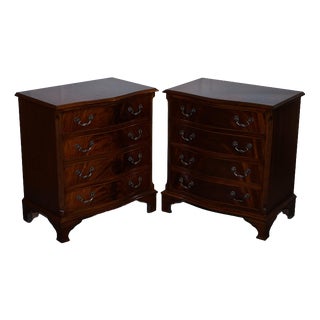 Large Nightstands in Wood, Set of 2 For Sale
