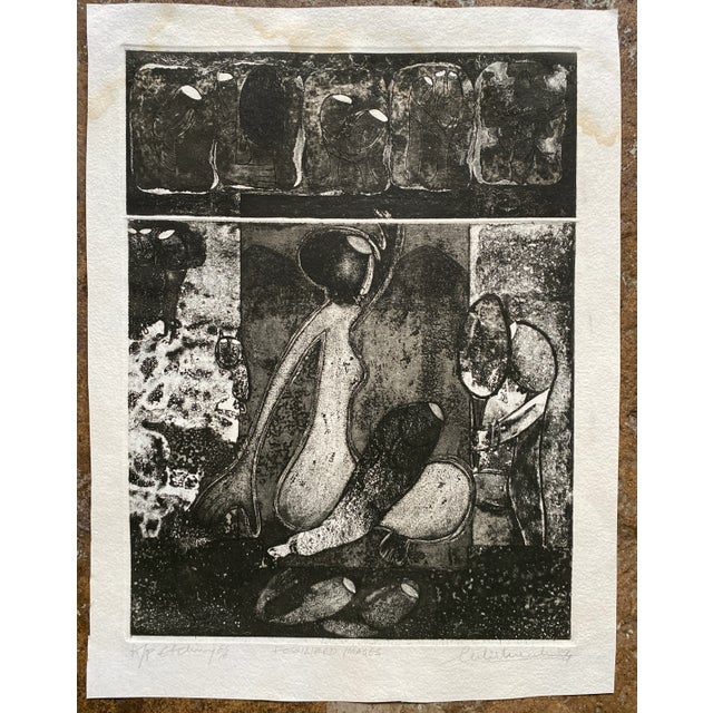1980s 1984 Fossilized Images Modern Etching For Sale - Image 5 of 5