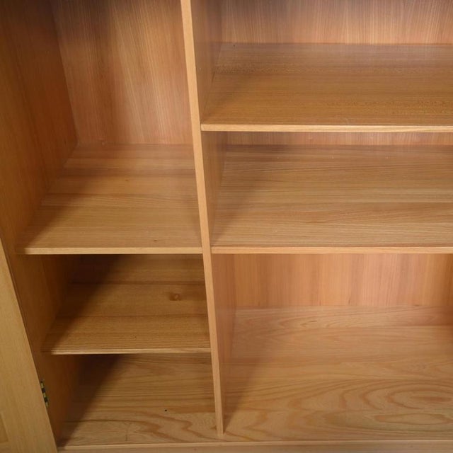 Wood Vintage Cabinet in Elm by Mogens Koch, 1970s For Sale - Image 7 of 16