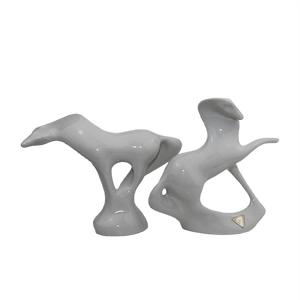 Czech Porcelain from Royal Dux, 1960s, Set of 2