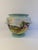 Aqua Jardiniere or Planter With Pastoral Landscape Scenes For Sale In Atlanta - Image 6 of 9