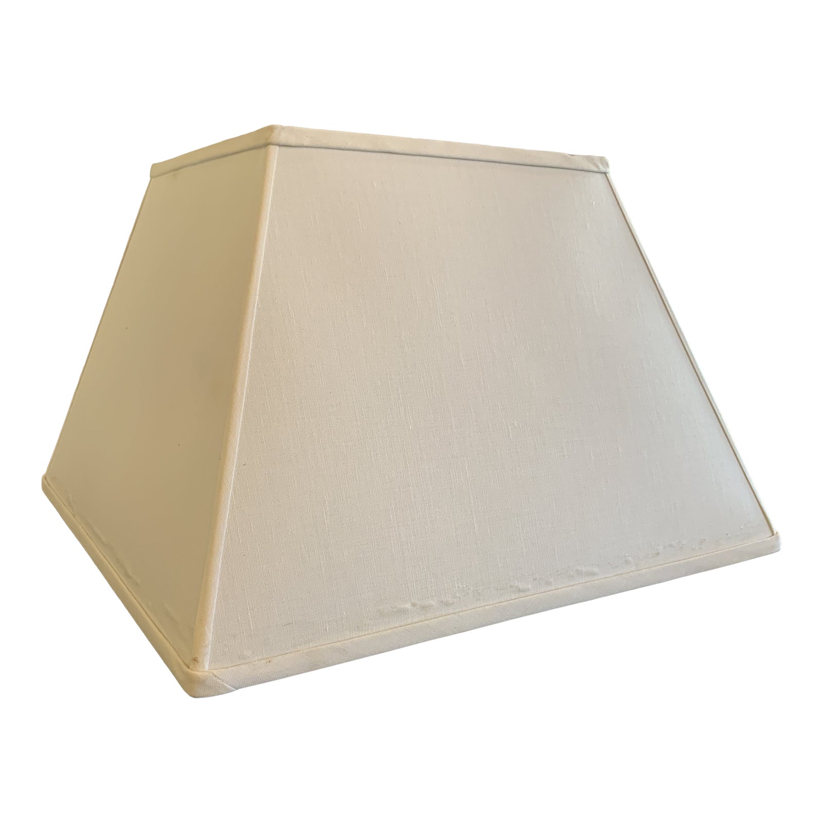 Square Tapered Linen Lamp Shade by Reborn Antiques Chairish