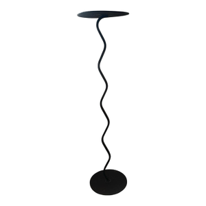 Post Modern Wrought Iron Handmade Wavy Pedestal