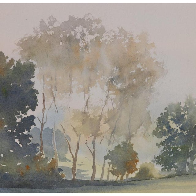 Jacques NOURY (1927-2021) At the Edge of the Forest Original watercolor Signed in pencil On heavy wove paper, 20 x 31 cm...