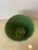 Genuine vintage planter by Bauer Pottery of Los Angeles, from their iconic Swirl series, mold #6. Rich emerald green...