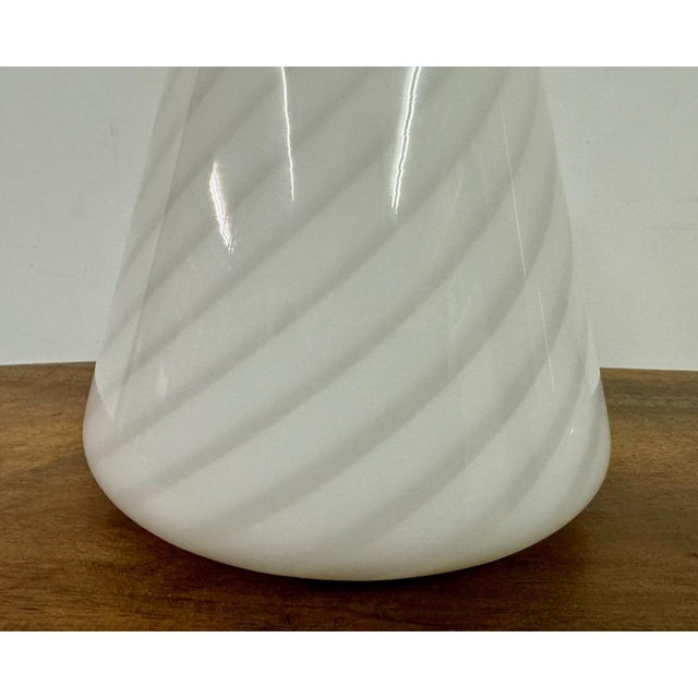 1970s Conical Murano Table Lamps, 1970s, Set of 2 For Sale - Image 5 of 12