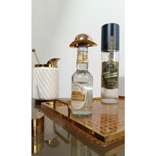 Vintage Hat Bottle Opener in Heavy Gilded Brass, 1970s For Sale - Image 15 of 17