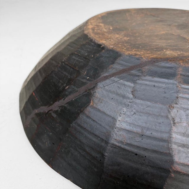 Urushi Japanese Ki-Bachi Mixing Bowl / Decorative Bowl, 1930s For Sale - Image 13 of 14