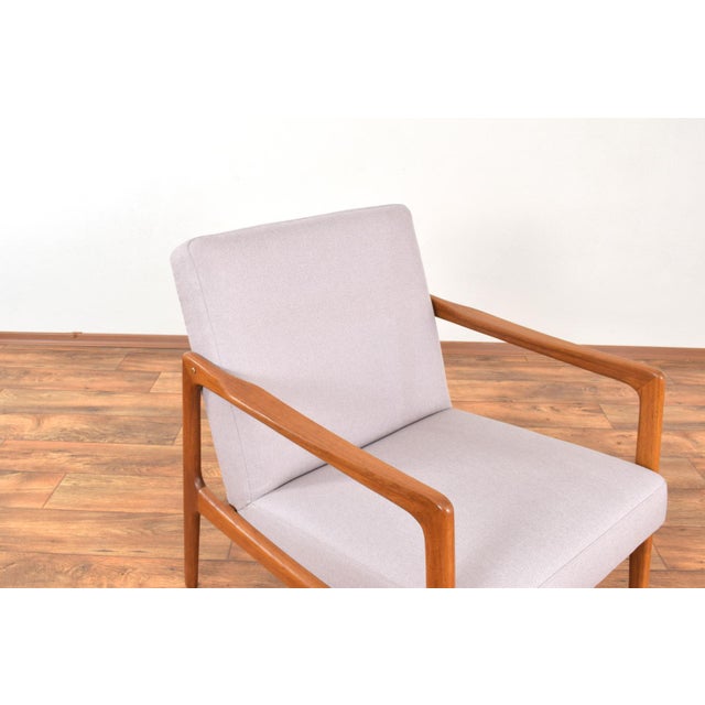 Mid-Century Modern Swedish Teak Armchair by Alf Svensson for Dux, 1960s For Sale - Image 10 of 11