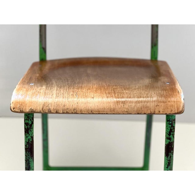 Industrial Wooden Chair, 1970s For Sale - Image 16 of 18