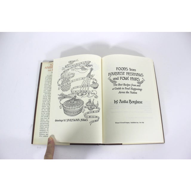 1970s 1977 Foods From Harvest Festivals and Folk Fairs Cookbook, Old Hardcover Gift for Foodie, Shower Gift Bride Classic For Sale - Image 5 of 11
