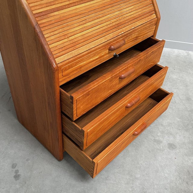 Danish Secretaire in Teak by Langeskov, 1960s For Sale - Image 11 of 18