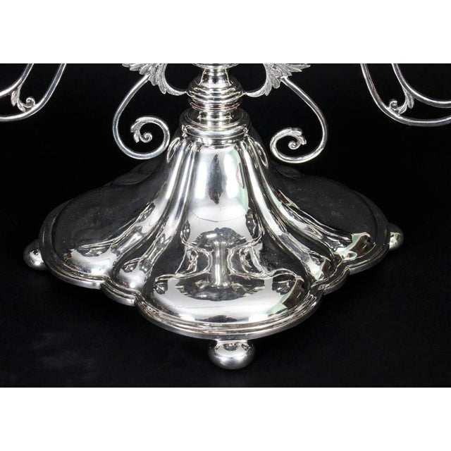 Silver Victorian Silverplate Centrepiece by James Deakin, 19th Century For Sale - Image 8 of 15
