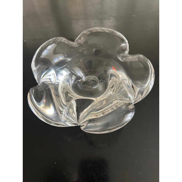 Crystal Candleholder by Jean Daum for Daum, 1970s For Sale - Image 9 of 9