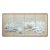 1960s Shōwa Era Japanese Silk Byobu Screen "Mountain Landscape in Winter" For Sale