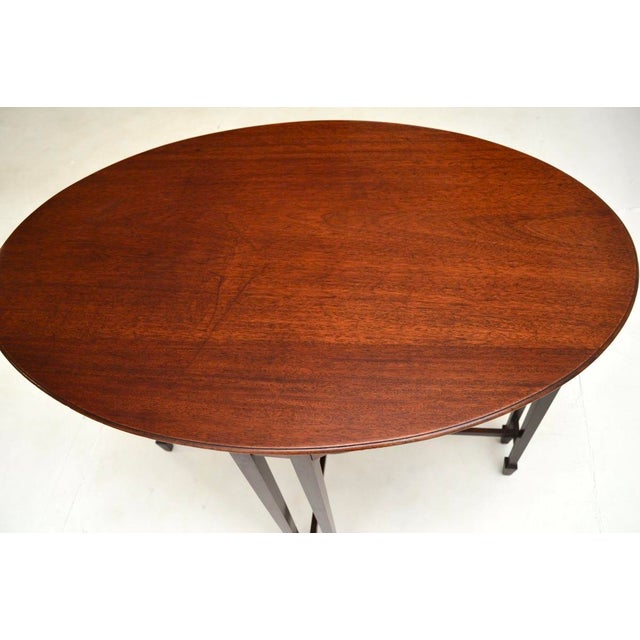 1900 - 1909 Antique Edwardian Occasional Side Table, 1900s For Sale - Image 5 of 7