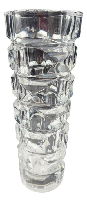 1970s French Leaded Glass Windsor Cristal d'Arques Vase by J. G. Durand for Luminarc