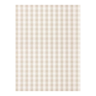 The House of Scalamandré Checkers Wallpaper, Driftwood For Sale