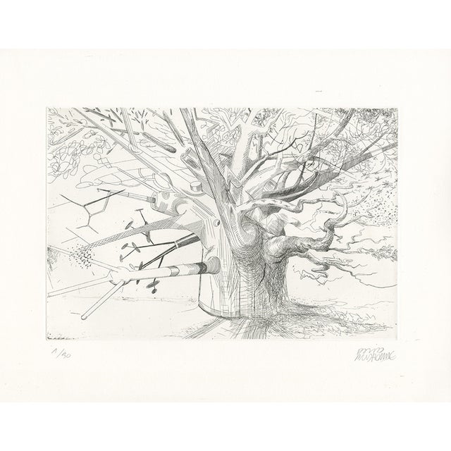 David Prudhomme, Arbre Évolution 1, 2017, Etching For Sale