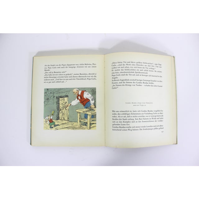 1948 Alexej Tolstoj the Golden Key or the Adventures of Buratino German Edition Children’s Book For Sale - Image 12 of 15