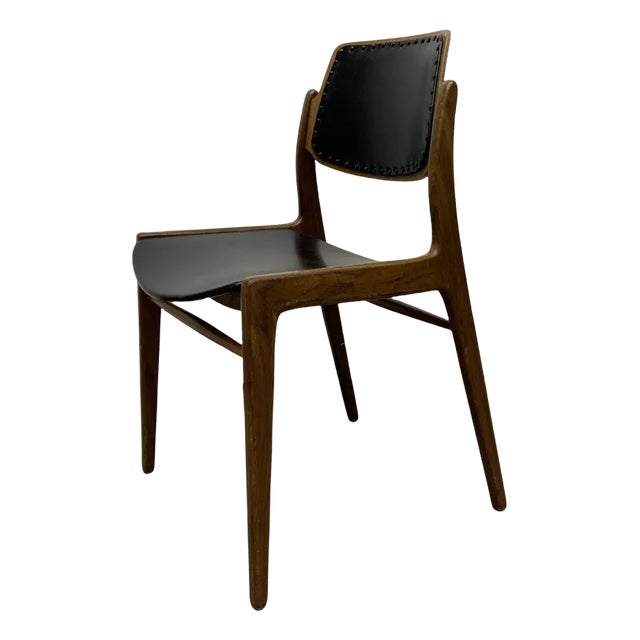 Dining Chair in Teak Wood by Hartmut Lohmeyer for Wilkhahn, 1950s For Sale