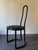 Black Tito Agnoli Style Chairs, 1980s, Set of 4 For Sale - Image 8 of 16