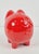 1970s Vintage Ceramic Red Piggy Bank from Scheurich Keramik, 1970s For Sale - Image 5 of 9