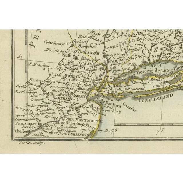 Early 19th Century Antique Map of the Northeastern United States and Canada by Tardieu, 1802 For Sale - Image 5 of 9