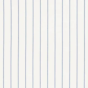 Schumacher Cavett Stripe Fabric in Blue