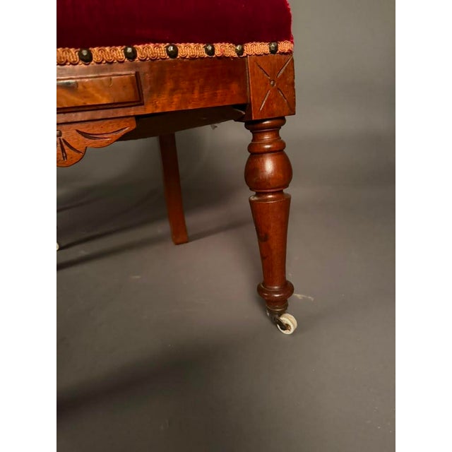 Pair of Late 19th Century American Eastlake Victorian Walnut Side Chairs, Circa 1890 For Sale - Image 16 of 16