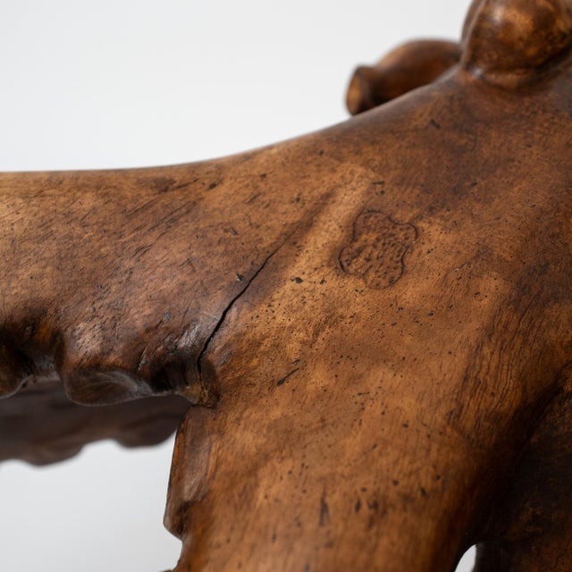 1990s Monumental Hand-Carved Balinese Suar Wood Octopus Sculpture For Sale In New York - Image 6 of 17