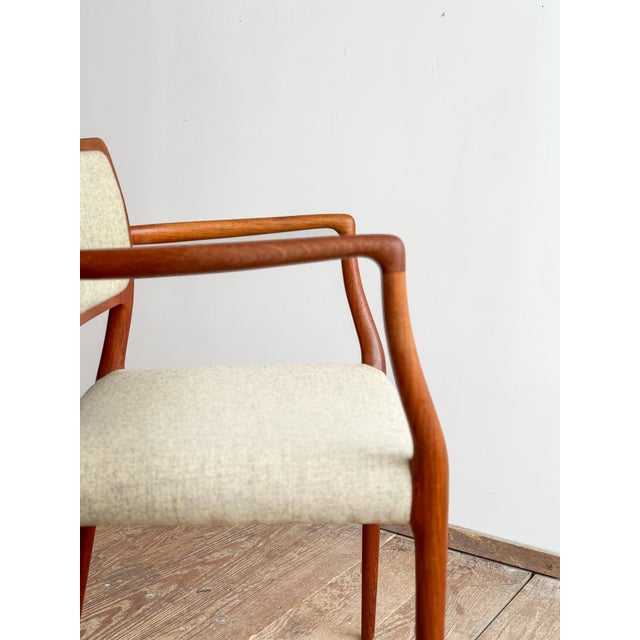 Mid-Century Model 65 Armchair by Niels Otto (N. O.) Møller for J. L. Mollers, 1968 For Sale - Image 10 of 17