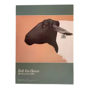 1982 Beth Van Hoesen John Berggruen Gallery Poster