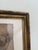 Antique French Child’s Sketch in Gilt Frame For Sale - Image 4 of 10