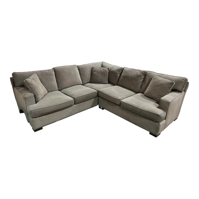 Arhaus "Dune" Sectional With 3 Pillows For Sale
