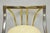 Vintage Italian Hollywood Regency Sculptural Brass Chiavari Style Accent Chair For Sale In Philadelphia - Image 6 of 17