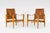 Wood Vintage Safari Lounge Chairs in Cognac Leather by Kaare Klint for Rud Rasmussen, 1960s, Set of 2 For Sale - Image 7 of 7